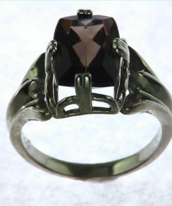 Smokey Quarts Sterling Silver Ring