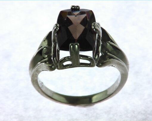 Smokey Quarts Sterling Silver Ring