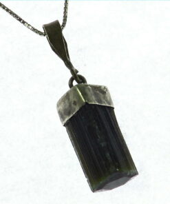 Black Tourmaline Natural Genuine Gemstone Crystal PSS,1034