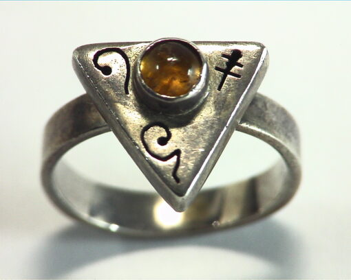 Citrine Sterling Silver Lady,s Ring RSS,786