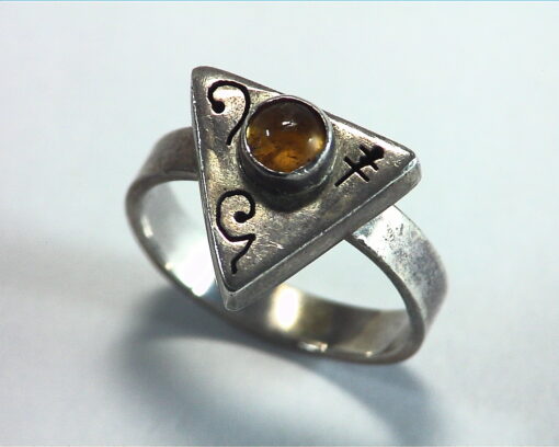 Citrine Sterling Silver Lady,s Ring RSS,786 - Image 3