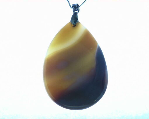 Agate Natural Genuine Gemstone Simple Design Pendant PSS,1003 - Image 5