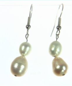 Pearl Dangling Sterling Silver Earrings ESS,792