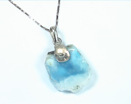 Larimar Natural Genuine Gemstone sterling Silver Pendent PSS,963 - Image 2