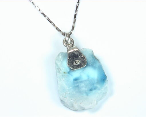 Larimar Natural Genuine Gemstone sterling Silver Pendent PSS,963 - Image 5