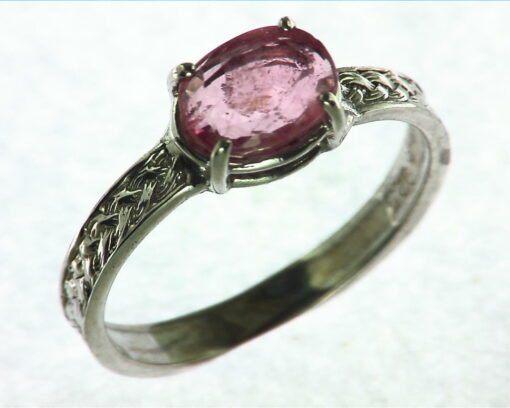 Tourmaline (watermelon) Natural Genuine Gemstone Sterling Silver Ring RSS,575 - Image 6
