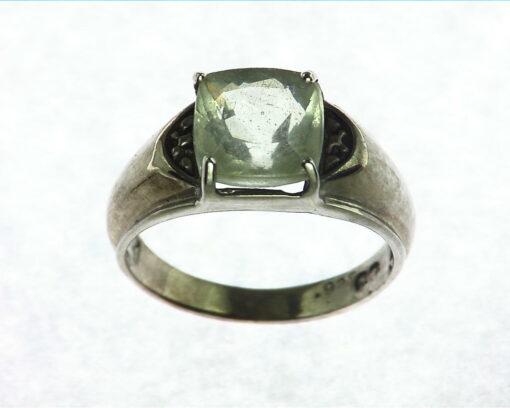 Quartz Peach Color Natural Genuine Gemstone Sterling Silver Ring RSS,764
