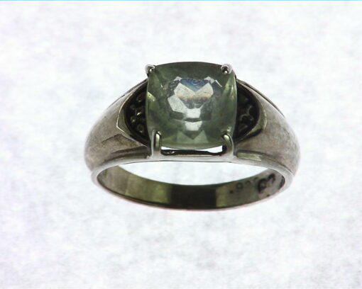 Quartz Peach Color Natural Genuine Gemstone Sterling Silver Ring RSS,764 - Image 4