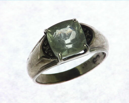 Quartz Peach Color Natural Genuine Gemstone Sterling Silver Ring RSS,764 - Image 5
