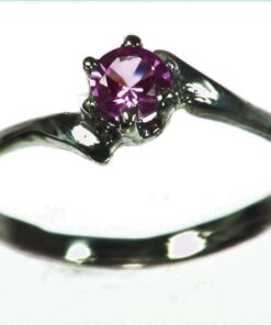 Pink Sapphire Natural Genuine Gemstone Sterling Silver Lady,s Ring RSS,1075