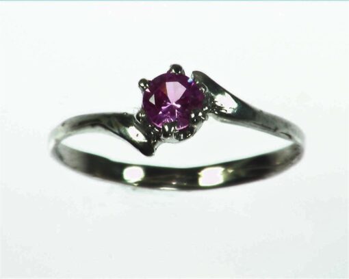Pink Sapphire Natural Genuine Gemstone Sterling Silver Lady,s Ring RSS,1075 - Image 3