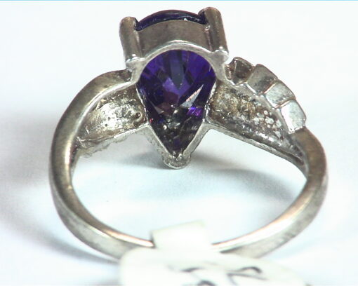 Amethyst Gemstone Sterling Silver Ring RSS,475 - Image 4