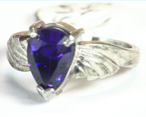 Amethyst Gemstone Sterling Silver Ring RSS,475 - Image 5