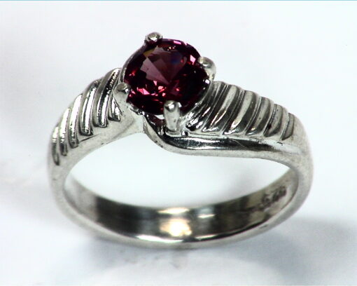 Red Spinel Natural Genuine Gemstone Set in Sterling Silver lady,s Ring RSS,515