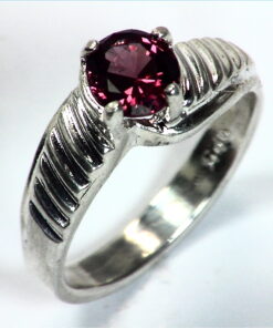 Alternative view of Red Spinel Natural Genuine Gemstone Set in Sterling Silver lady,s Ring RSS,515