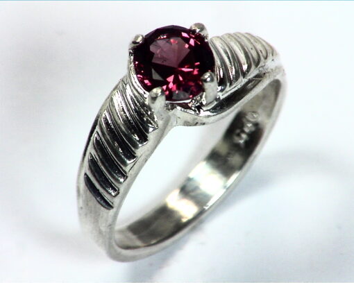 Red Spinel Natural Genuine Gemstone Set in Sterling Silver lady,s Ring RSS,515 - Image 2