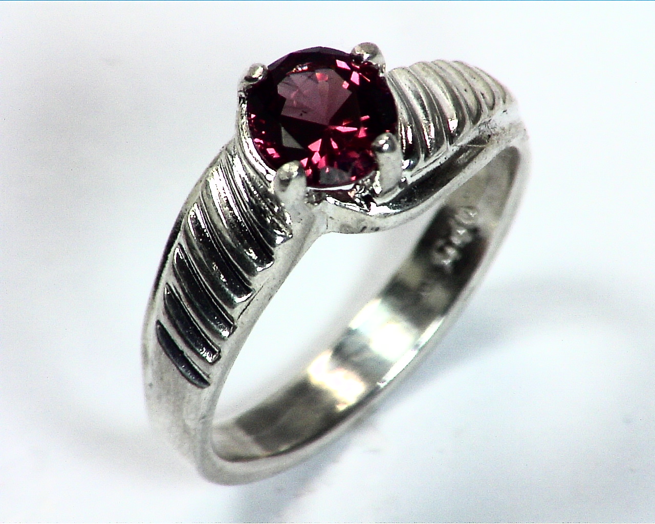 Red Spinel Natural Genuine Gemstone Set in Sterling Silver lady,s Ring RSS,515 - Image 2