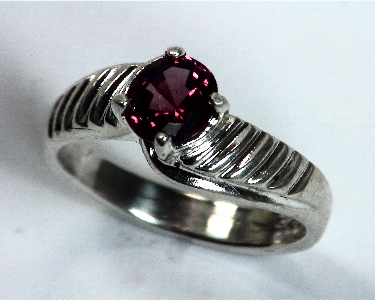 Red Spinel Natural Genuine Gemstone Set in Sterling Silver lady,s Ring RSS,515 - Image 6