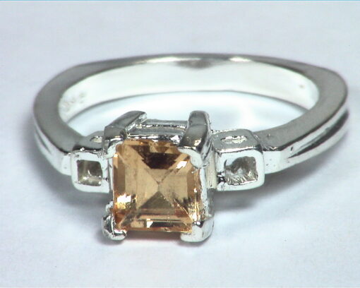 Hessonite Garnet Natural genuine Gemstone Sterling silver Ring RSS,624 - Image 3