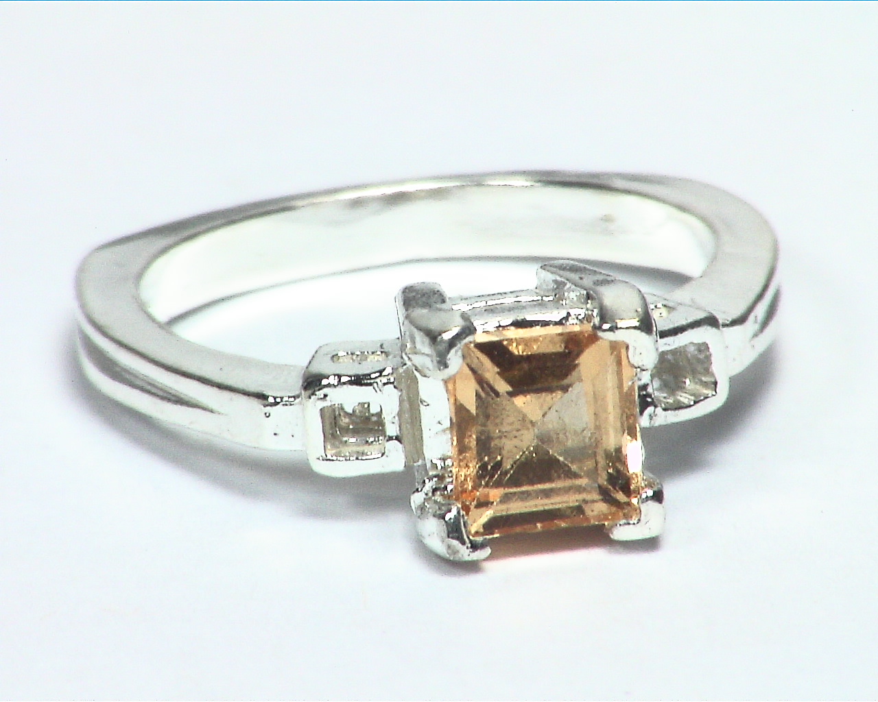 Hessonite Garnet Natural genuine Gemstone Sterling silver Ring RSS,624 - Image 7