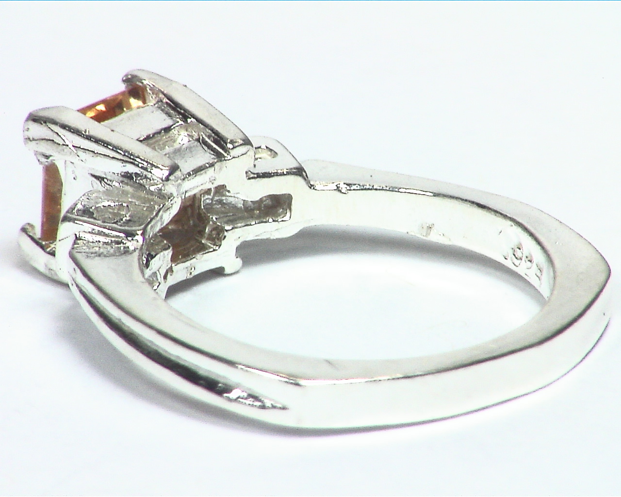 Hessonite Garnet Natural genuine Gemstone Sterling silver Ring RSS,624 - Image 6