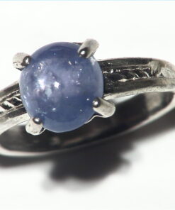 Alternative view of Star Sapphire Natural Genuine Gemstone Sterling Silver Lady,s Ring RSS,633