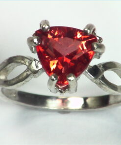 Rose Quartz Sterling Silver Lady's Ring RSS,637