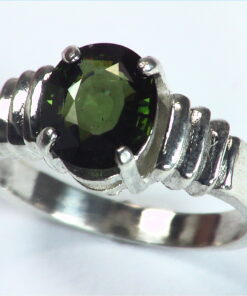 Alternative view of Zircon Natural Genuine Gemstone Sterling Silver Lady,s Ring RSS,654