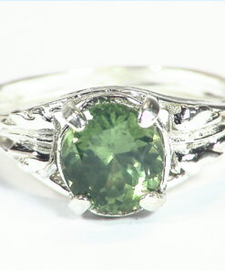 Zircon Natural Genuine Gemstone Sterling Silver Lady,s Ring RSS,696