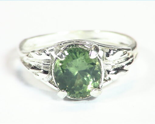 Zircon Natural Genuine Gemstone Sterling Silver Lady,s Ring RSS,696
