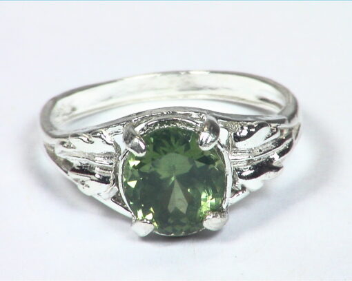 Zircon Natural Genuine Gemstone Sterling Silver Lady,s Ring RSS,696 - Image 5