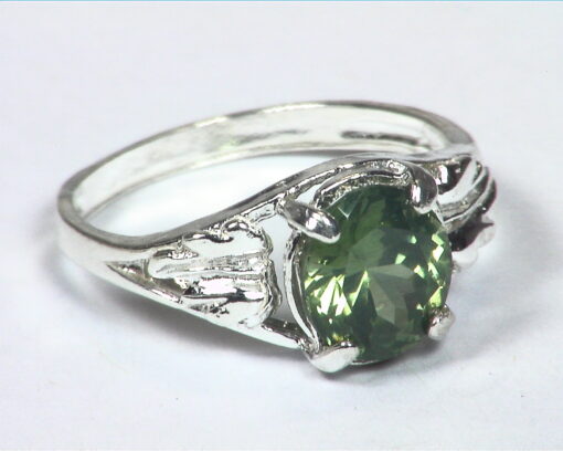 Zircon Natural Genuine Gemstone Sterling Silver Lady,s Ring RSS,696 - Image 6