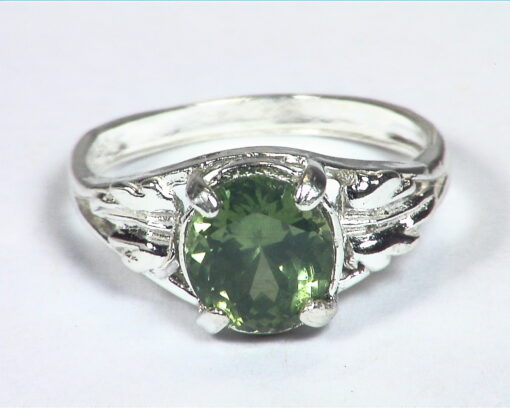Zircon Natural Genuine Gemstone Sterling Silver Lady,s Ring RSS,696 - Image 7