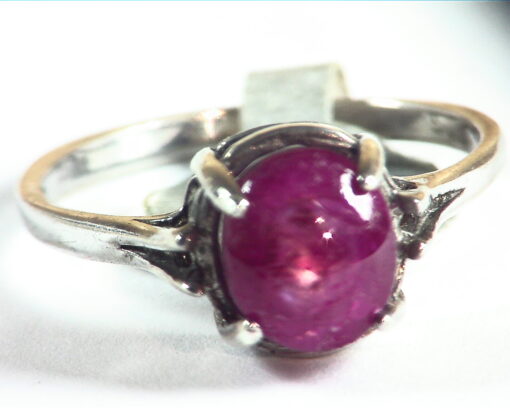 Star Ruby Natural Genuine Gemstone Sterling Ring,RSS,740