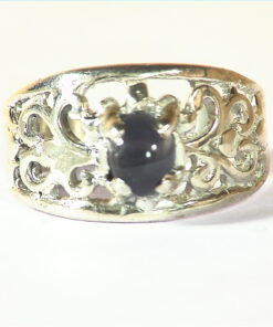 Alternative view of Star Sapphire Natural Genuine Gemstone in Starling Silver Lady,s Ring RSS,789