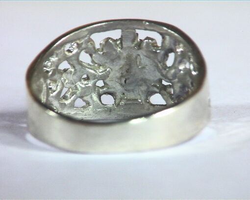 Star Sapphire Natural Genuine Gemstone in Starling Silver Lady,s Ring RSS,789 - Image 5