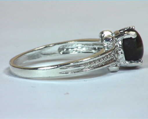 Konrupine Cates Eye Natural Genuine Gemstone Sterling Silver Lady,s Ring RSS1132 - Image 2
