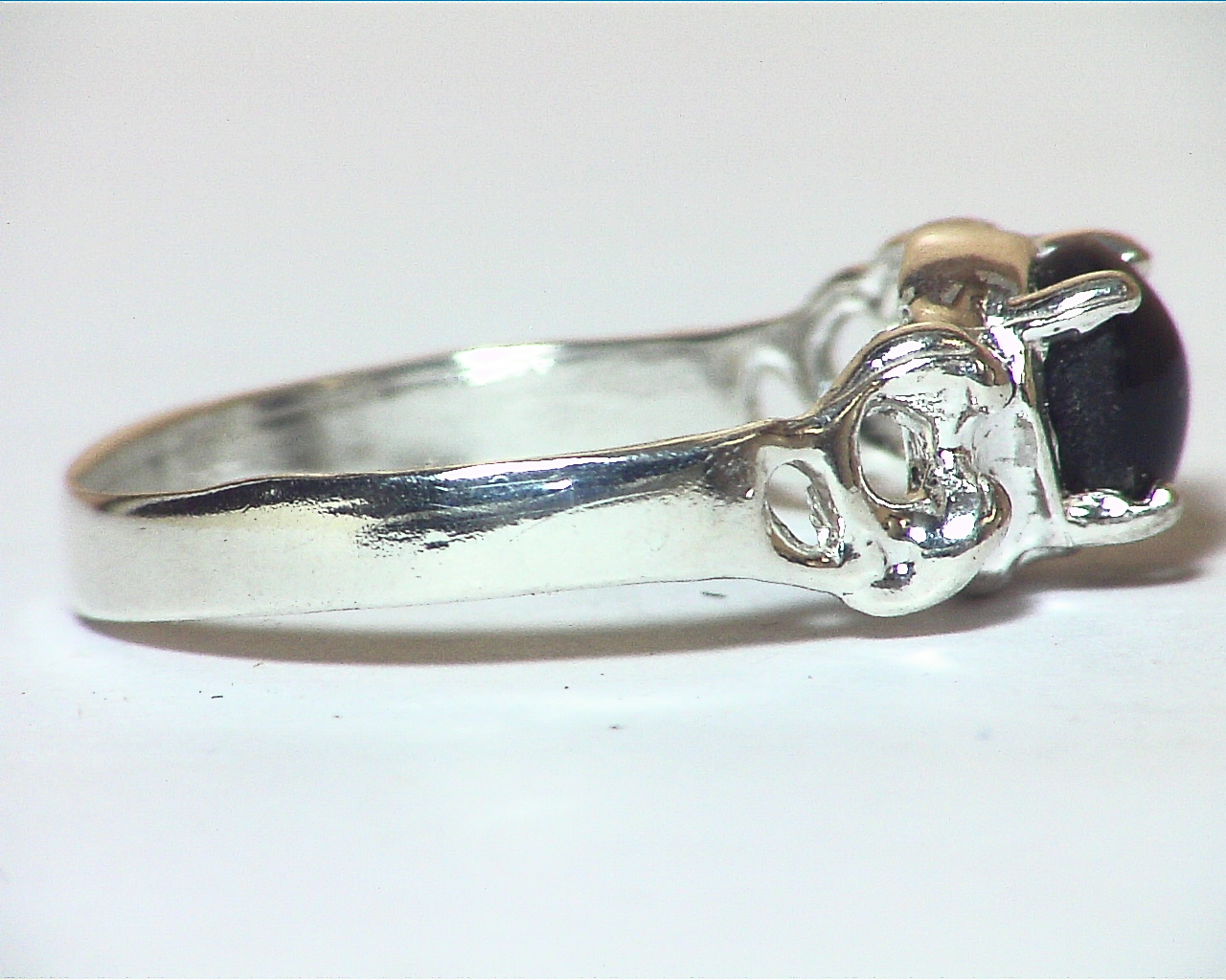 Konrupine Cates Eye Natural Genuine Gemstone Sterling Silver Lady,s Ring RSS1134 - Image 2