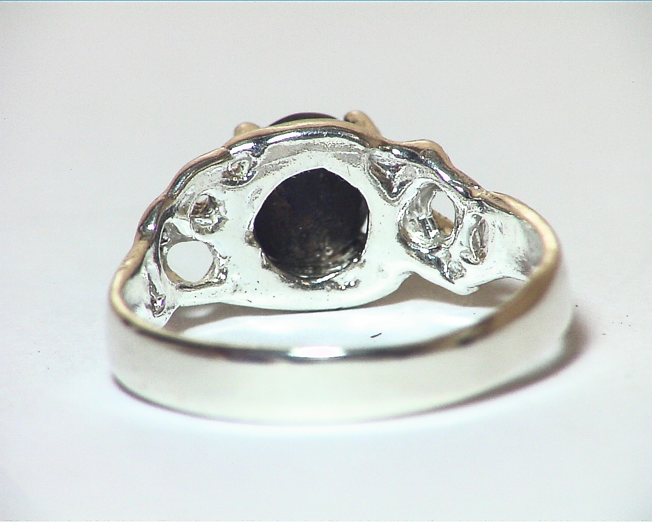 Konrupine Cates Eye Natural Genuine Gemstone Sterling Silver Lady,s Ring RSS1134 - Image 3