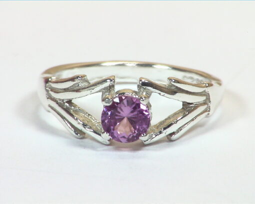 Pink Sapphire Natural Genuine Gemstone Sterling Silver Ring RSS,1135 - Image 6