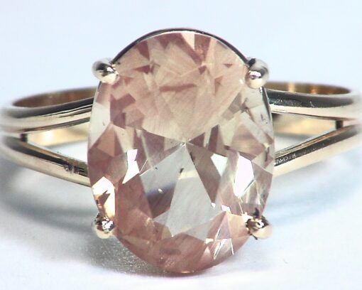 Sun Stone Natural Genuine Gemstone set in 14 Yellow Gold Lady,s Ring RFK,165