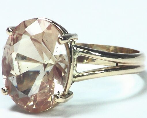 Sun Stone Natural Genuine Gemstone set in 14 Yellow Gold Lady,s Ring RFK,165 - Image 6