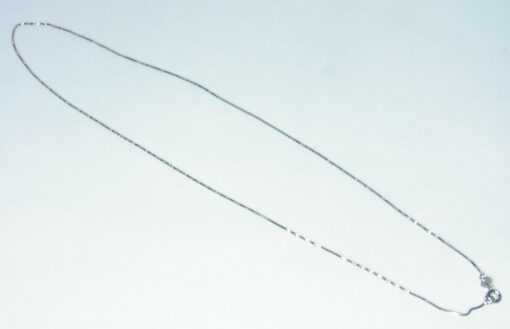 Sterling Silver Chain with Rhodium Plated Sterling Necklace CSS781 - Image 6