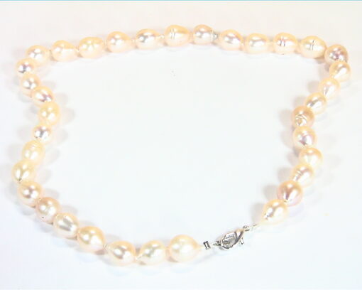 Pearl Fresh Water Silver Lady's Necklace PNS,815 - Image 2