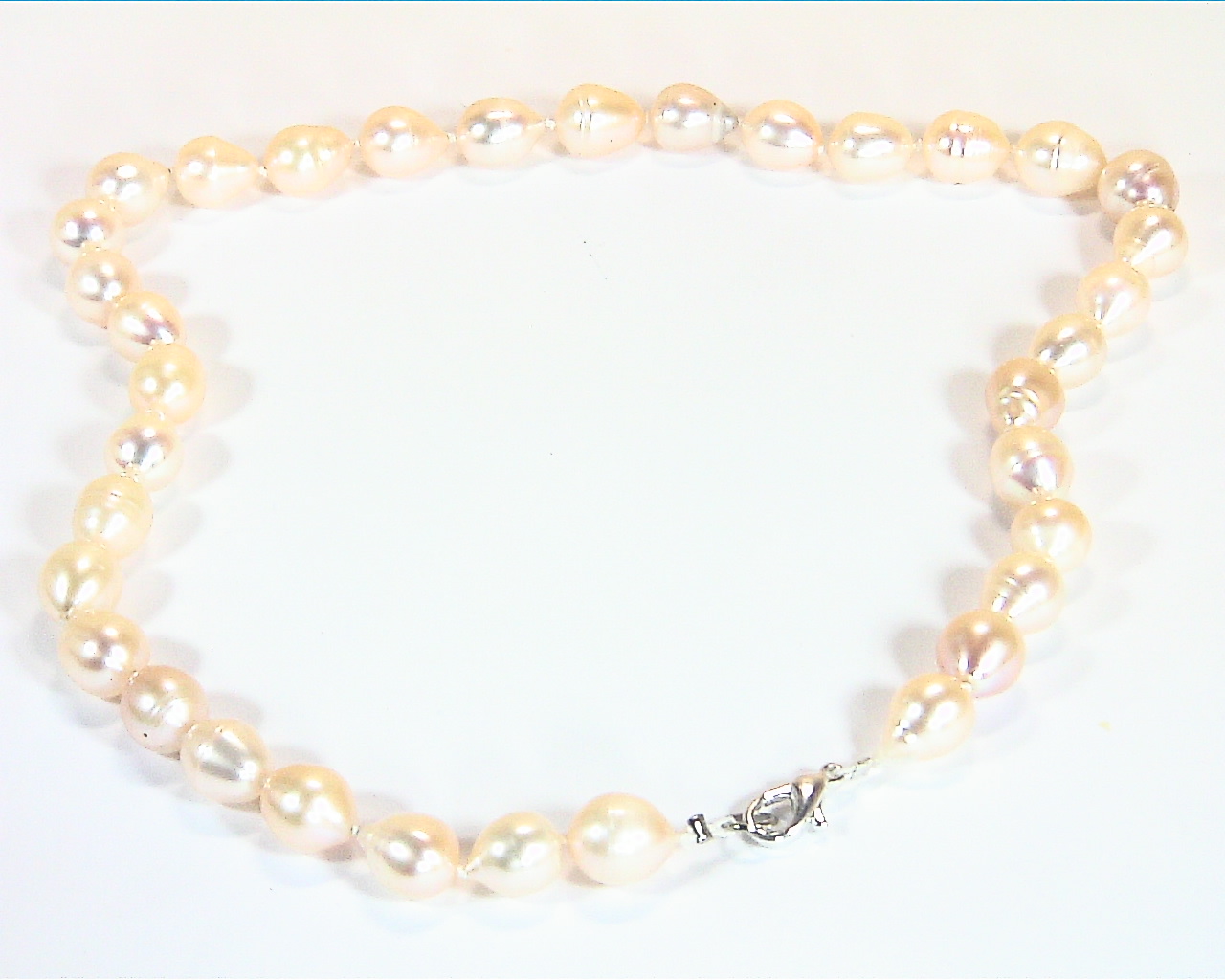 Pearl Fresh Water Silver Lady's Necklace PNS,815 - Image 2