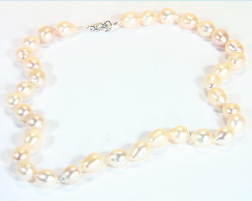 Pearl Fresh Water Silver Lady's Necklace PNS,815 - Image 4