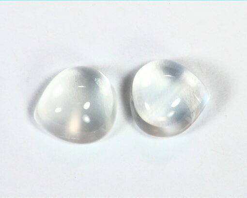 Moonstone Natural Genuine Gemstone pear shape Matched Pair GSG 232
