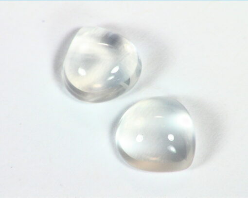 Moonstone Natural Genuine Gemstone pear shape Matched Pair GSG 232 - Image 4