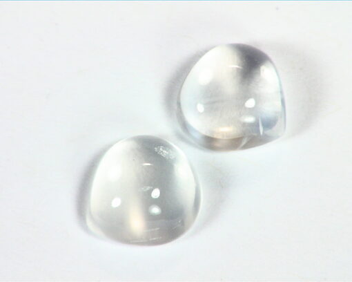 Moonstone Natural Genuine Gemstone pear shape Matched Pair GSG 232 - Image 7