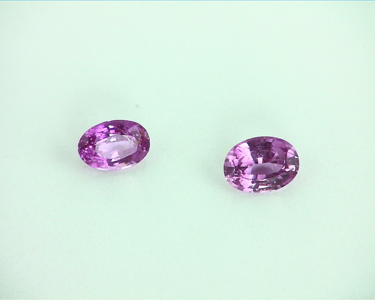 Pink Sapphire Natural Genuine Gemstone Matched Pair Faceted Gemstone GPG169 - Image 6